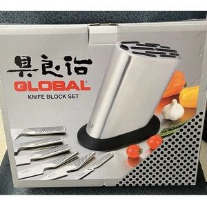 Global G-88/101NST Knife Block Set 10-Piece - New Open Box